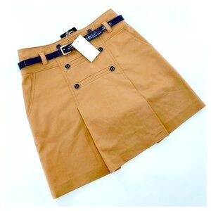 PRICH Womt Belted Trapezoid Skirt NWT Size S 165